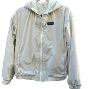 Patagonia Women’s Reversible Los Gatos Cambria Sherpa Fleece Hooded Jacket